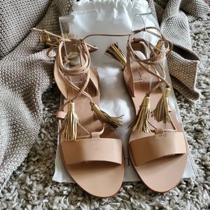 Loeffler Randall Strappy Flat Sandals